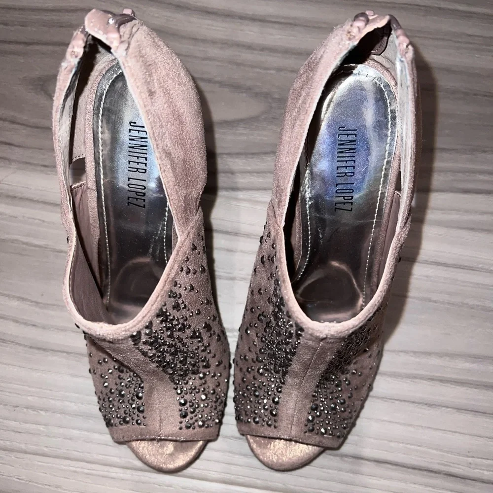 Jennifer Lopez Rhinestone Heels